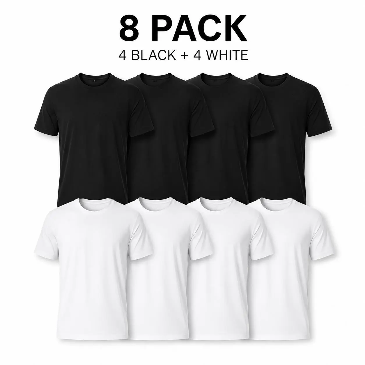 Men's Cotton-Blend Vintage-Style Crew Neck T-Shirt