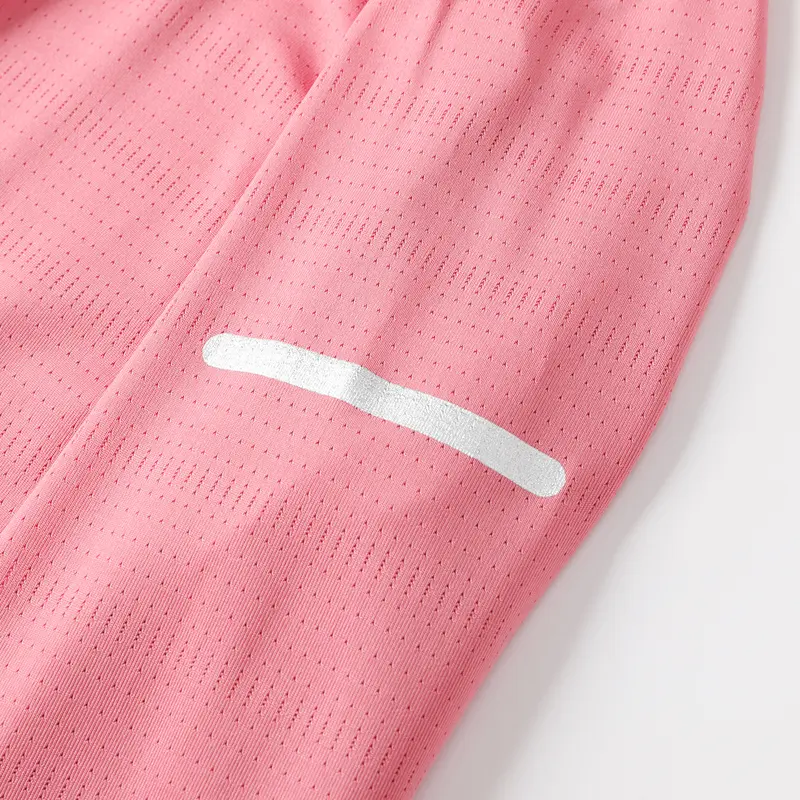 Women's Solid-Color Long-Sleeve Polyester Athletic Crew-Neck Shirt