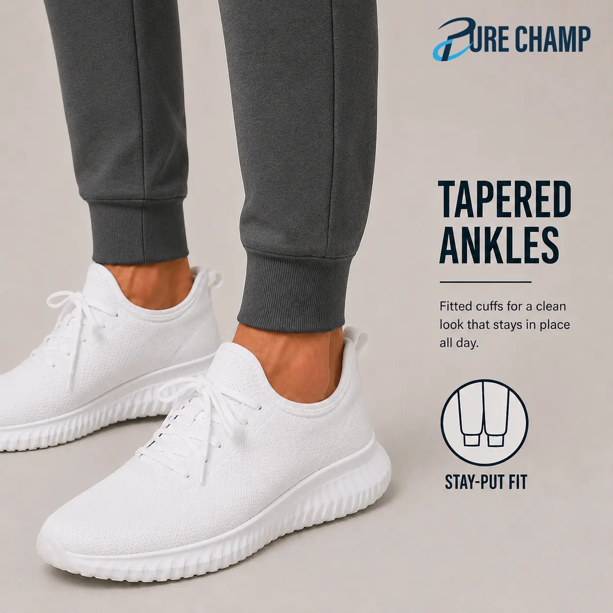Men's Slim-Fit Fleece Joggers