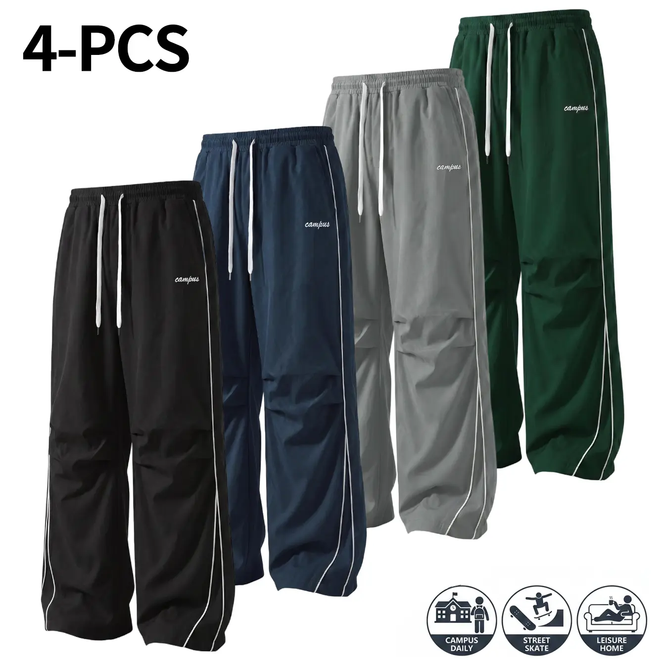 Men's Polyester Athletic Joggers