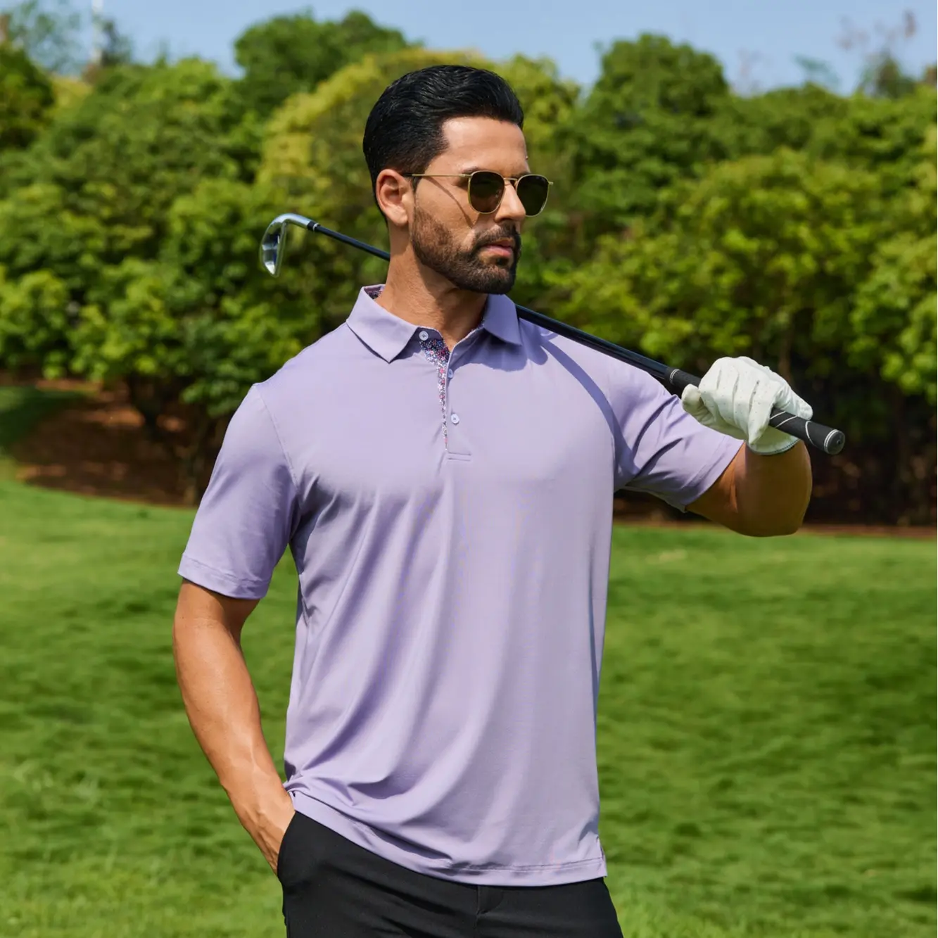 Men's Polo Shirt—Comfortable Short-Sleeve Casual Fit