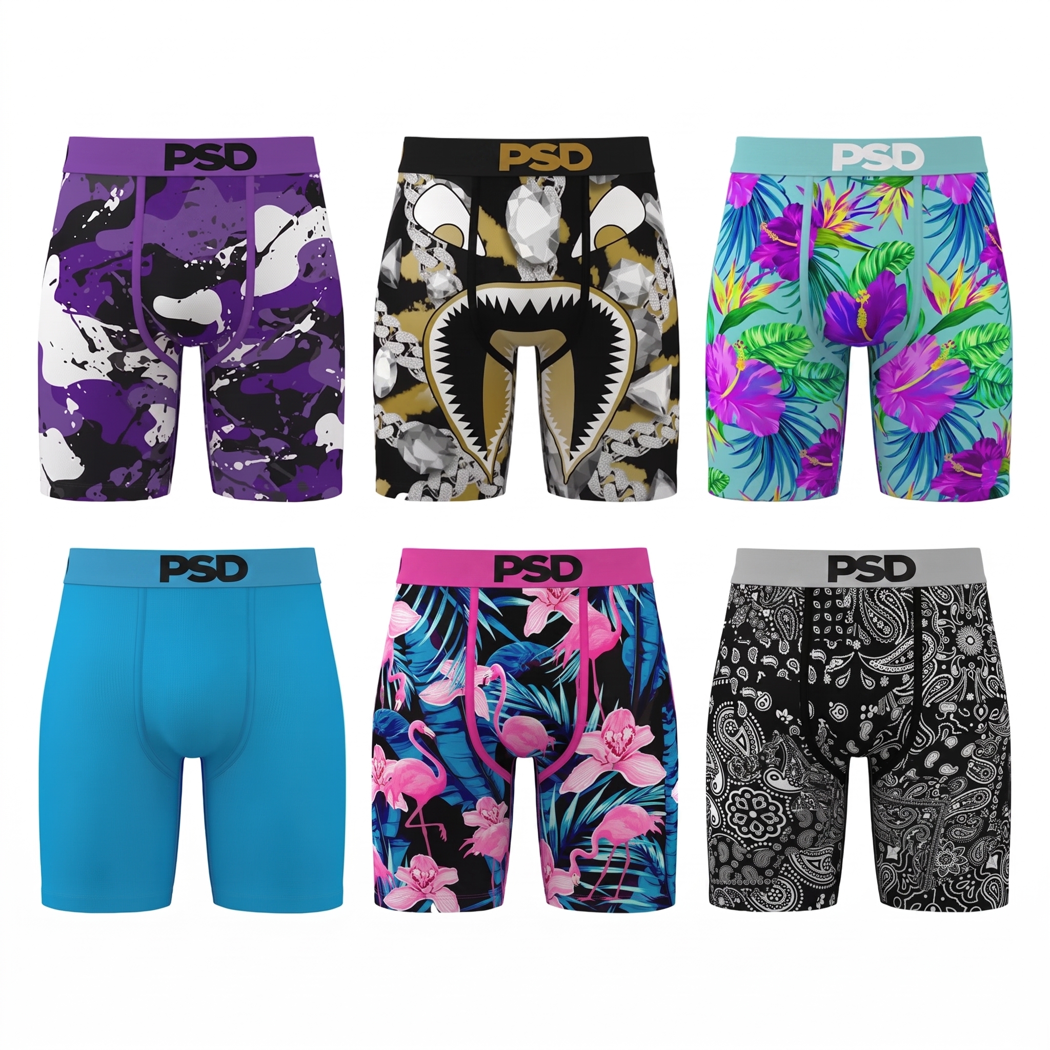Men's Boxer Briefs (6-Pack)