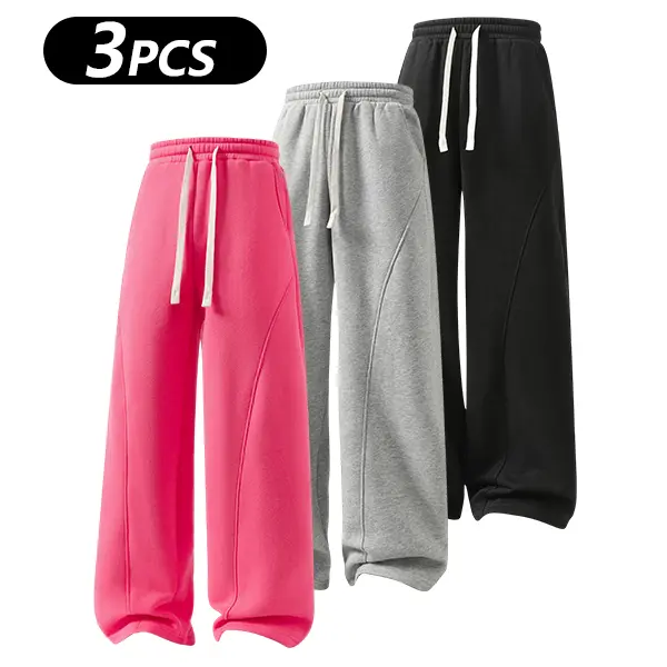 Men's Fleece-Lined Warm Athletic Pants