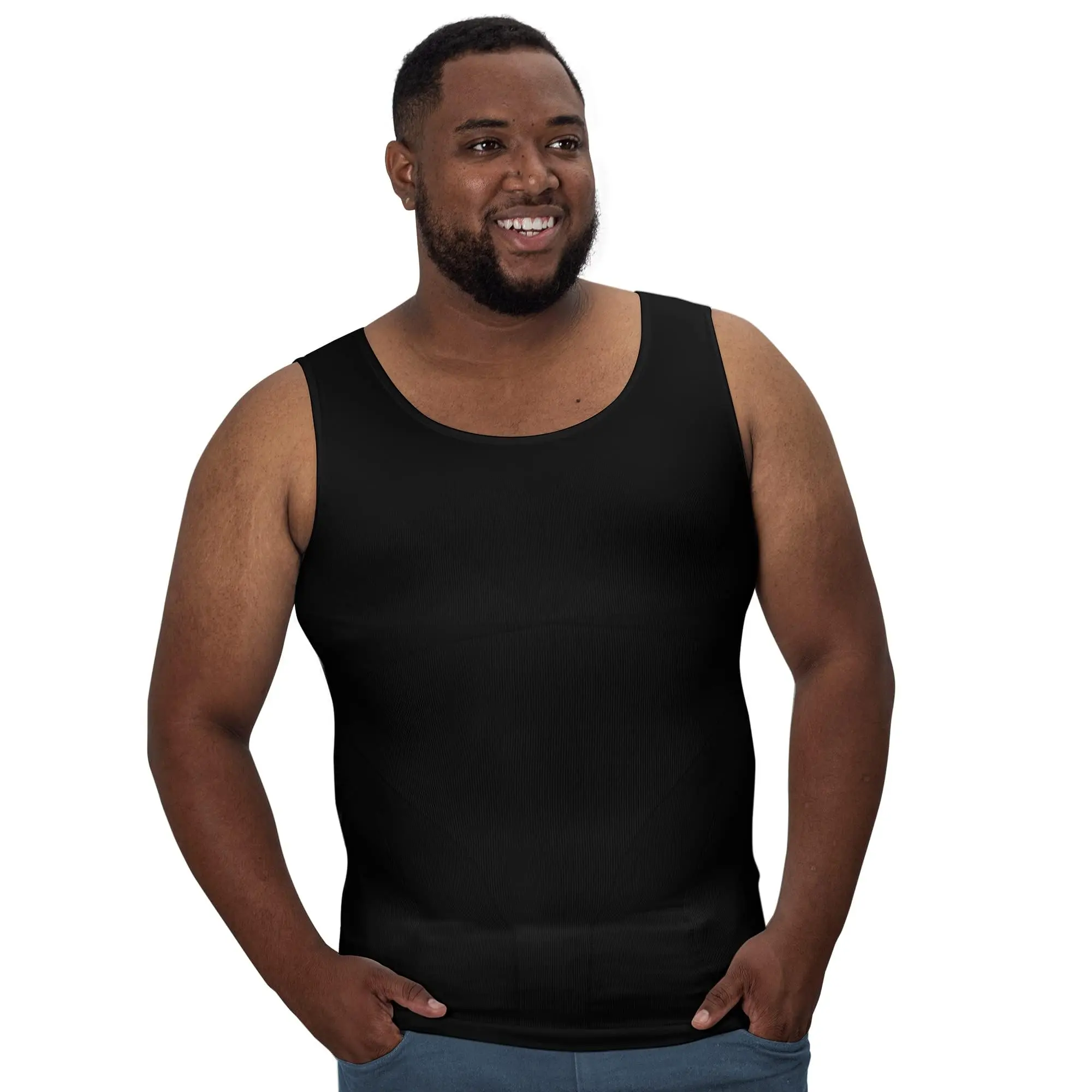 Men's shaping compression tank top