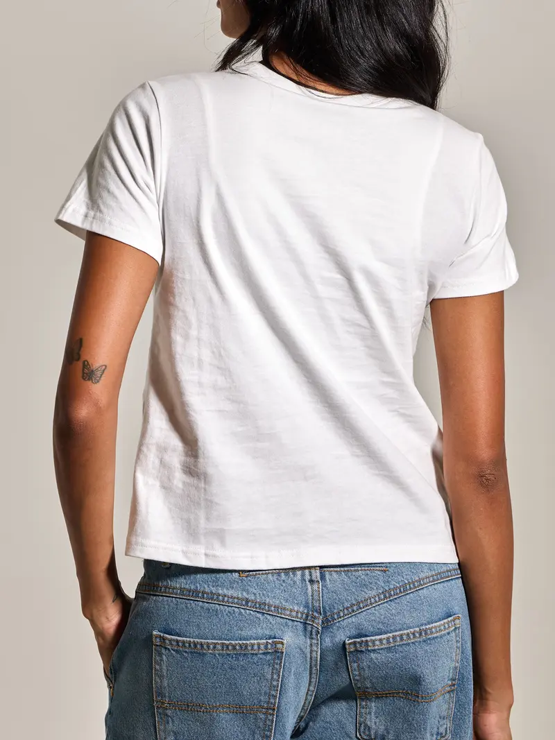 Women's Full-Length Pure Cotton T-Shirt — 100% Pure Cotton