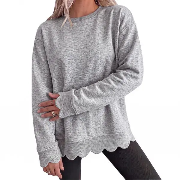 Women's Loose-Fit Crew-Neck Sweatshirt (Mixed Colors)