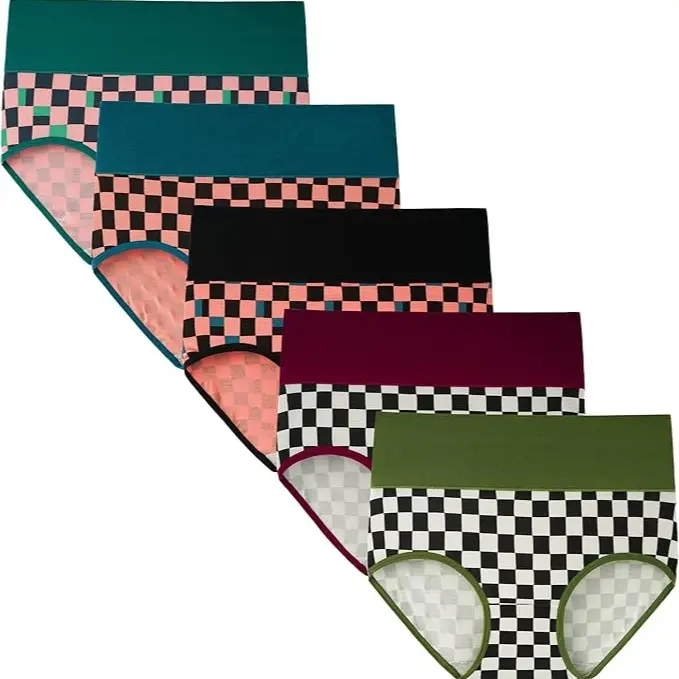 Women's high-waisted cotton panties