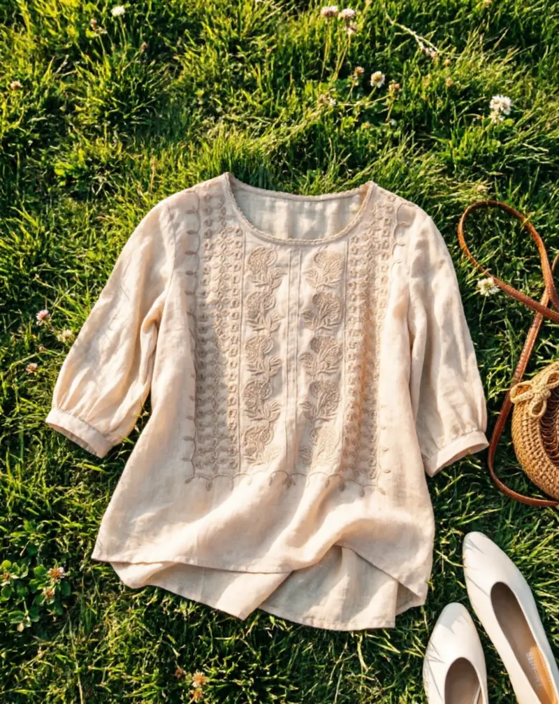 Women's Casual Retro Top