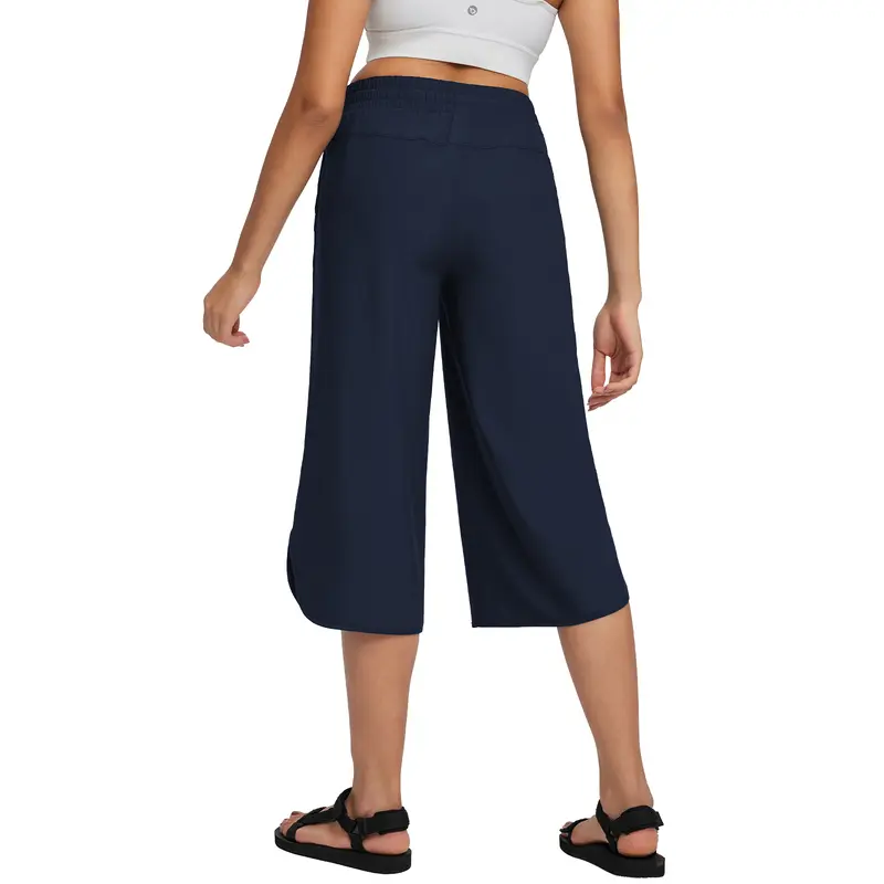 Women's 20-Inch Wide-Leg Cropped Pants