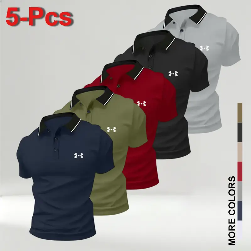 Men's Multi-color Polo Shirt