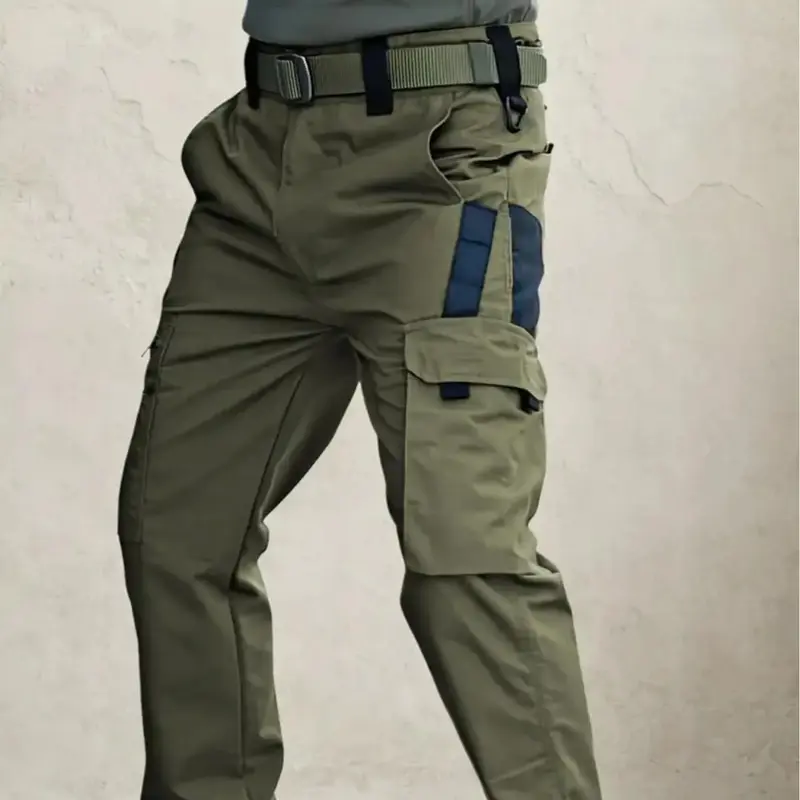 Men's Durable Outdoor Training Pants / Multi-Pocket Cargo Pants