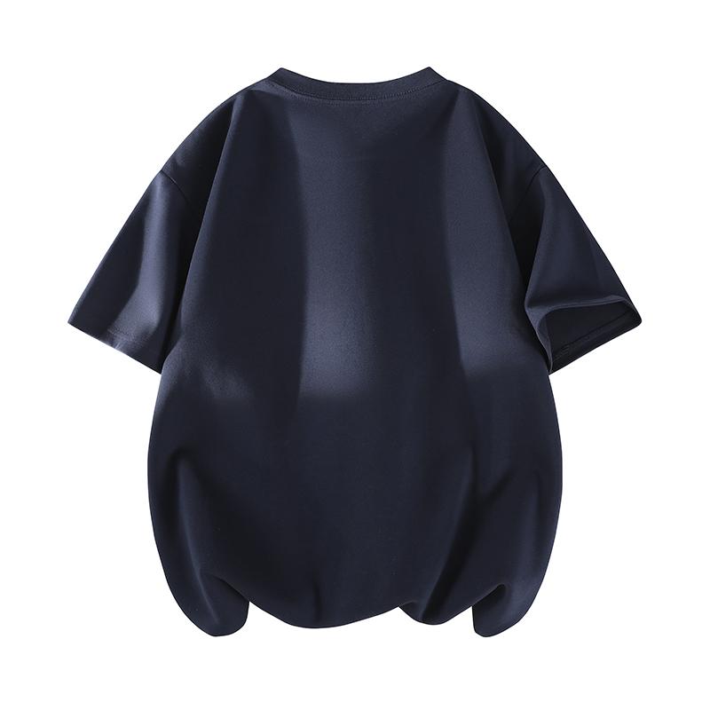 Men's 3PCS Cotton Crew T‑Shirts Set - Soft Loose Fit Navy Gray Black Tees for Casual Daily Wear Crewneck Classic Men's 3PCS Cotton Crew T‑Shirts Set - Soft Loose Fit Navy Gray Black Tees for Casual Daily Wear Crewneck Classic