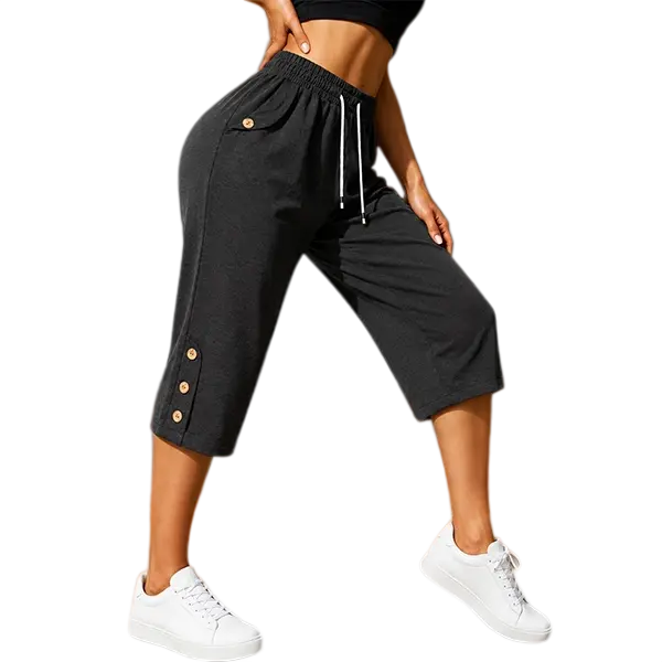 Women's casual cropped trousers