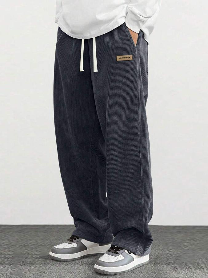 Men's corduroy casual trousers for spring and autumn