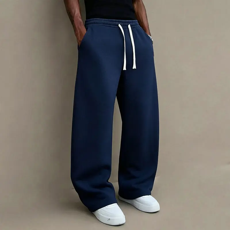 Men's autumn/winter knit trousers—comfortable and warm.
