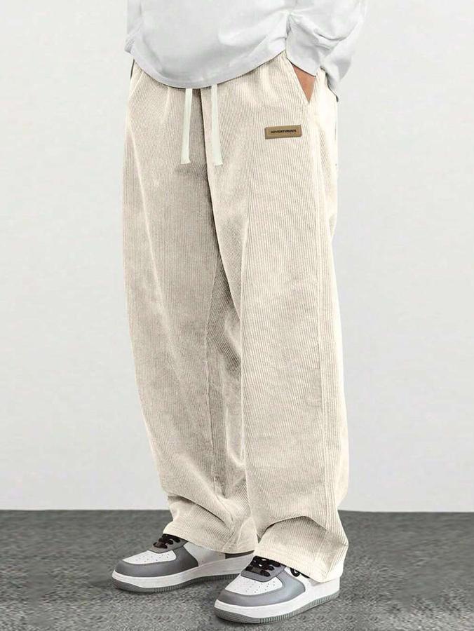 Men's corduroy casual trousers for spring and autumn