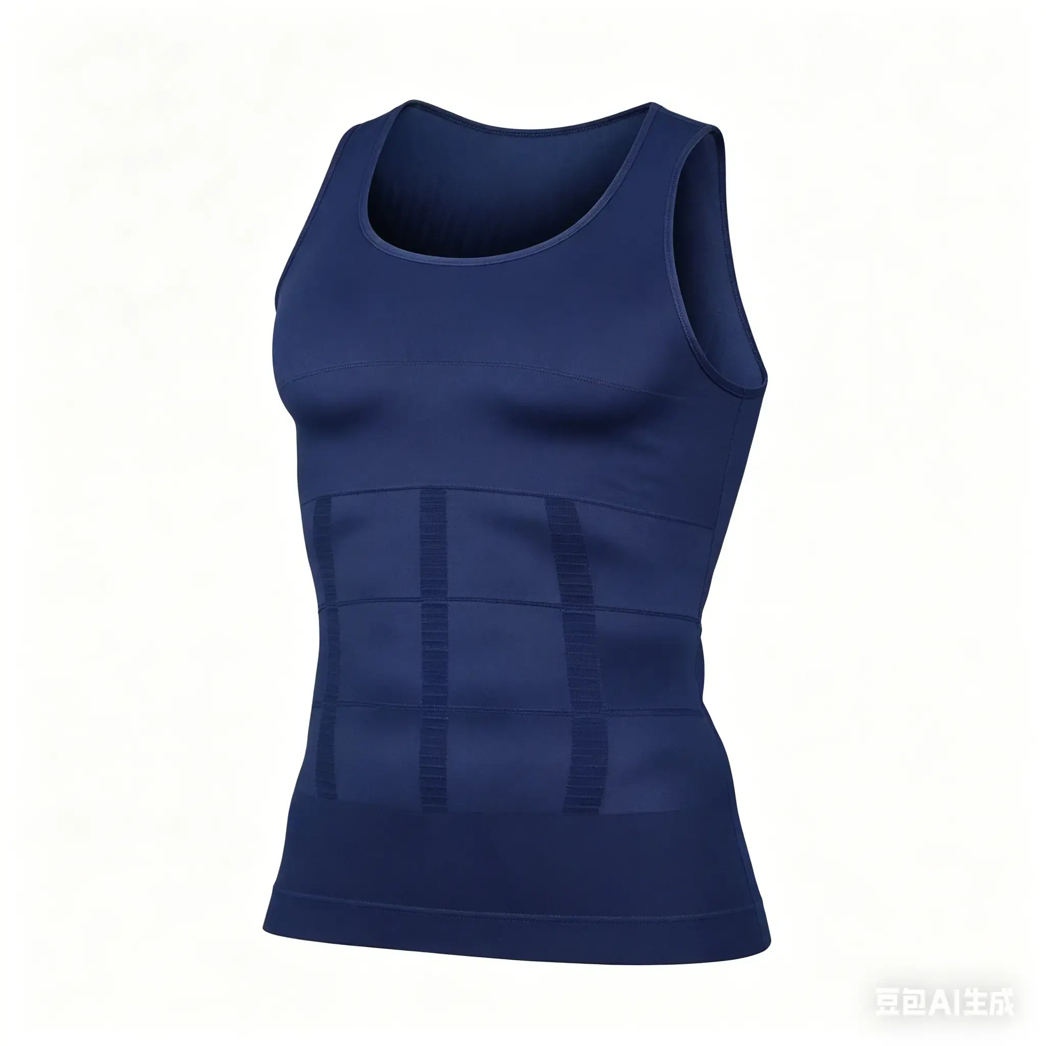 Men's Crew-Neck Compression Shaping Tank Top