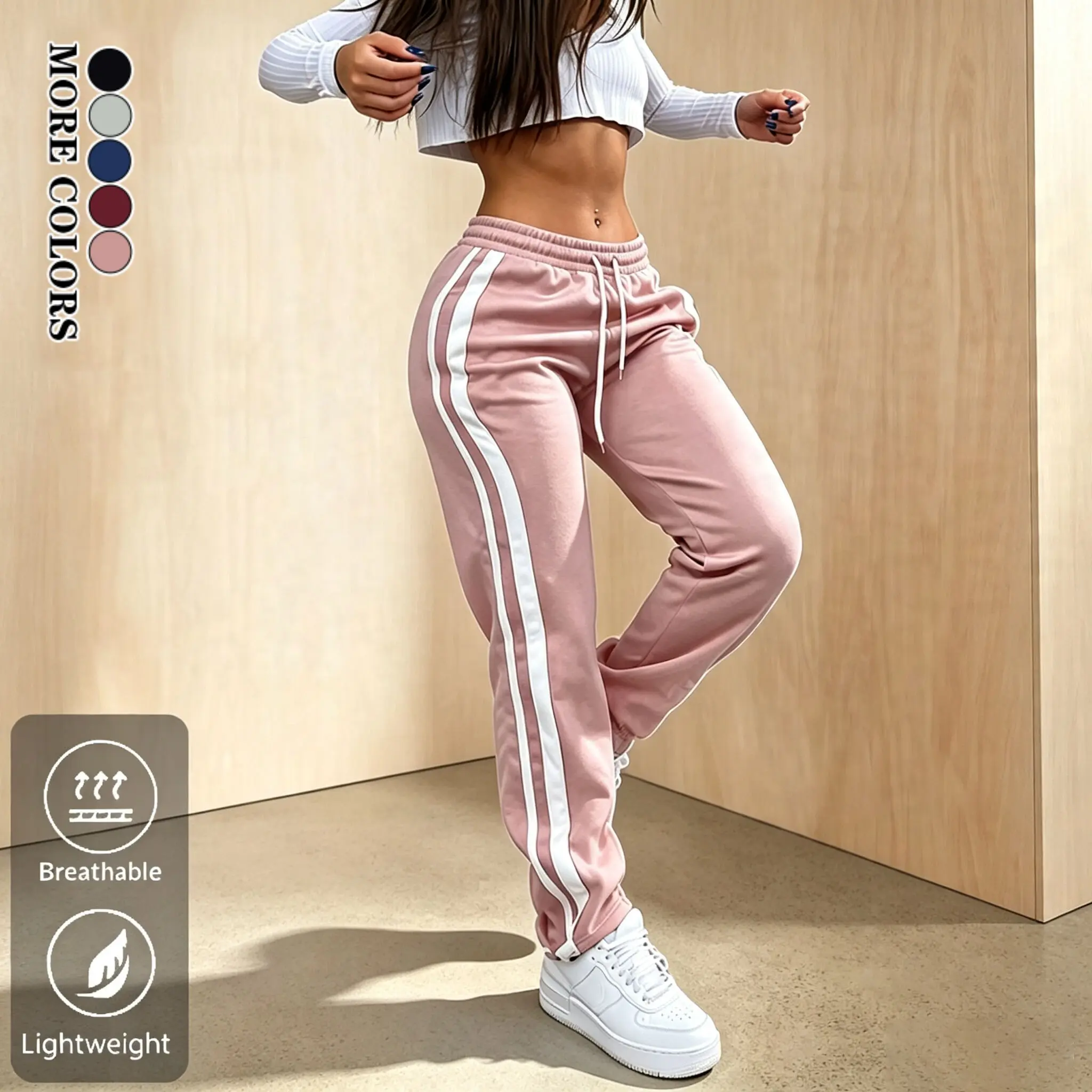 Women's All-Season Side-Stripe Sweatpants