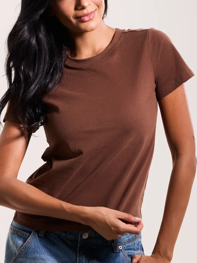 Women's Full-Length Pure Cotton T-Shirt — 100% Pure Cotton