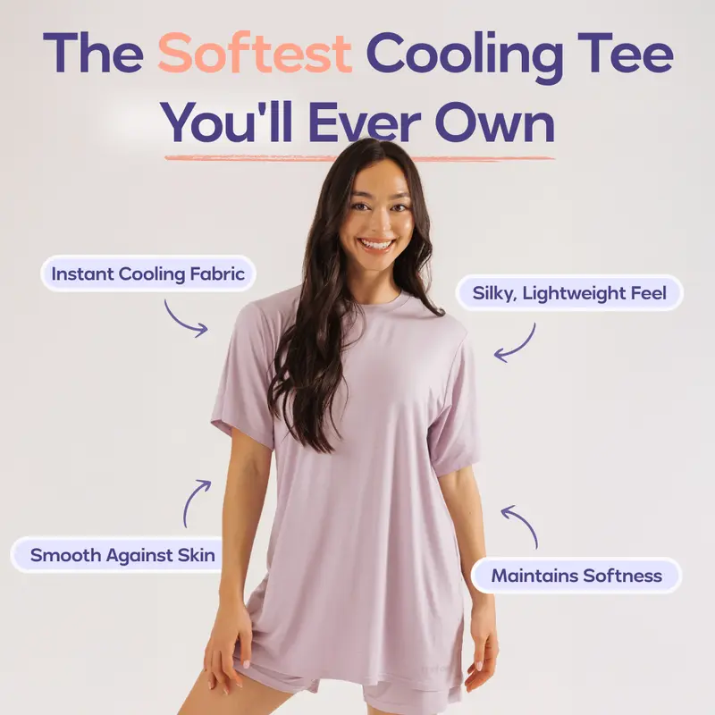 Cooling Sleep T-shirt, Cooling Sleepwear