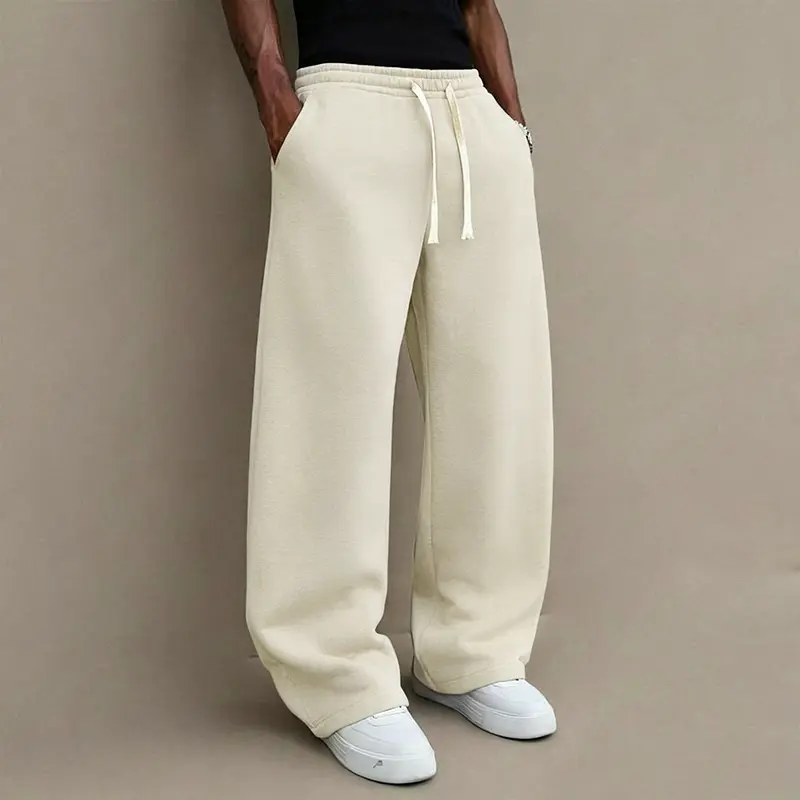 Men's autumn/winter knit trousers—comfortable and warm.