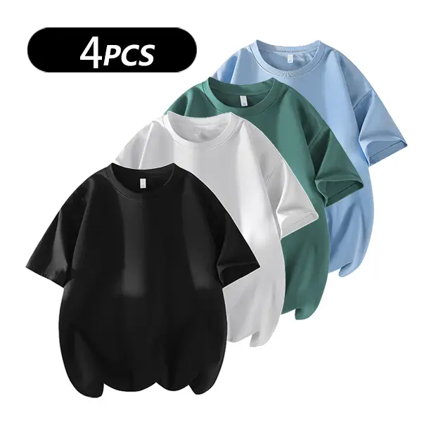 Men's Pure Cotton Crew Neck T-Shirt