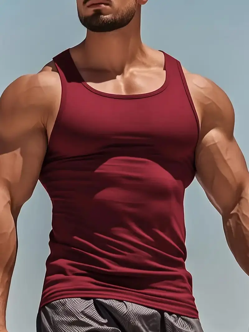 Men's Slim-Fit Sports Tank Top