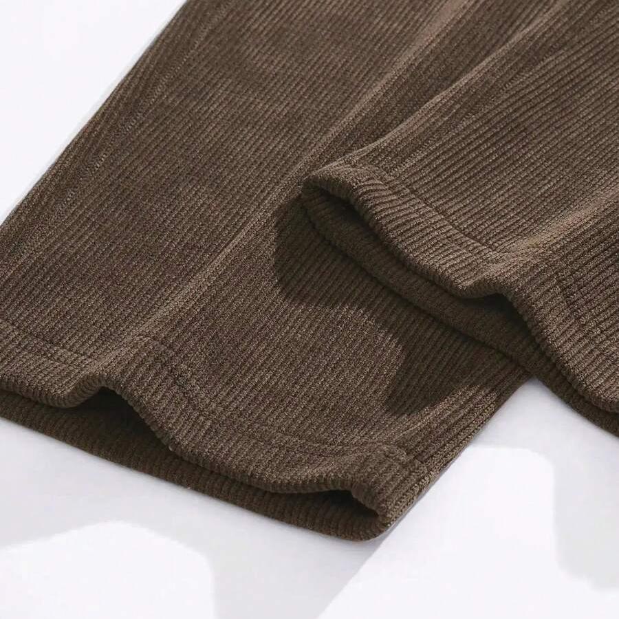 Men’s corduroy casual pants for spring and autumn, loose straight fit, breathable, skin-friendly, comfortable Men’s corduroy casual pants for spring and autumn, loose straight fit, breathable, skin-friendly, comfortable