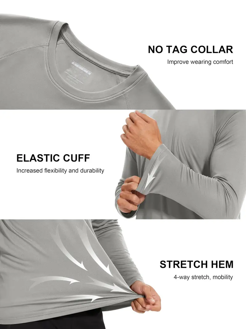 Men's Long-Sleeve Athletic Top