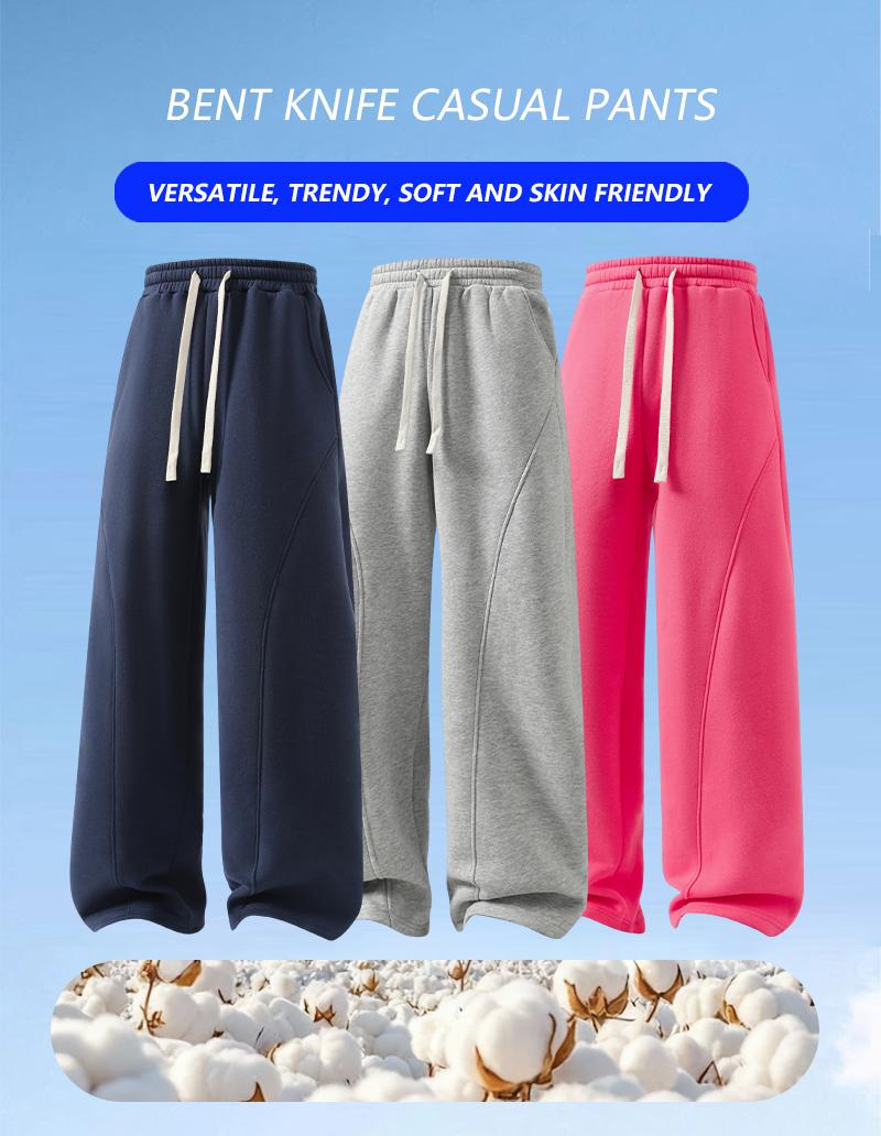 Men's Fleece Thermal Lined Sweatpants Oversize Drawstring Waist Casual Loose Pants for Fall Winter School Season Daily Wear Stylish Menswear Men's Fleece Thermal Lined Sweatpants Oversize Drawstring Waist Casual Loose Pants for Fall Winter School Season Daily Wear Stylish Menswear