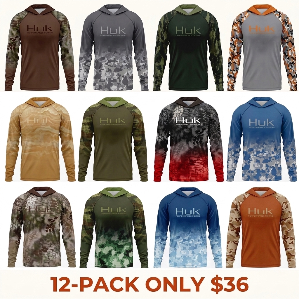 Men's Camouflage Fishing Hoodie