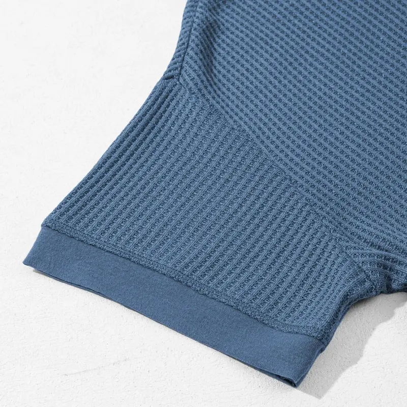 Women's Long Waffle-Knit Top