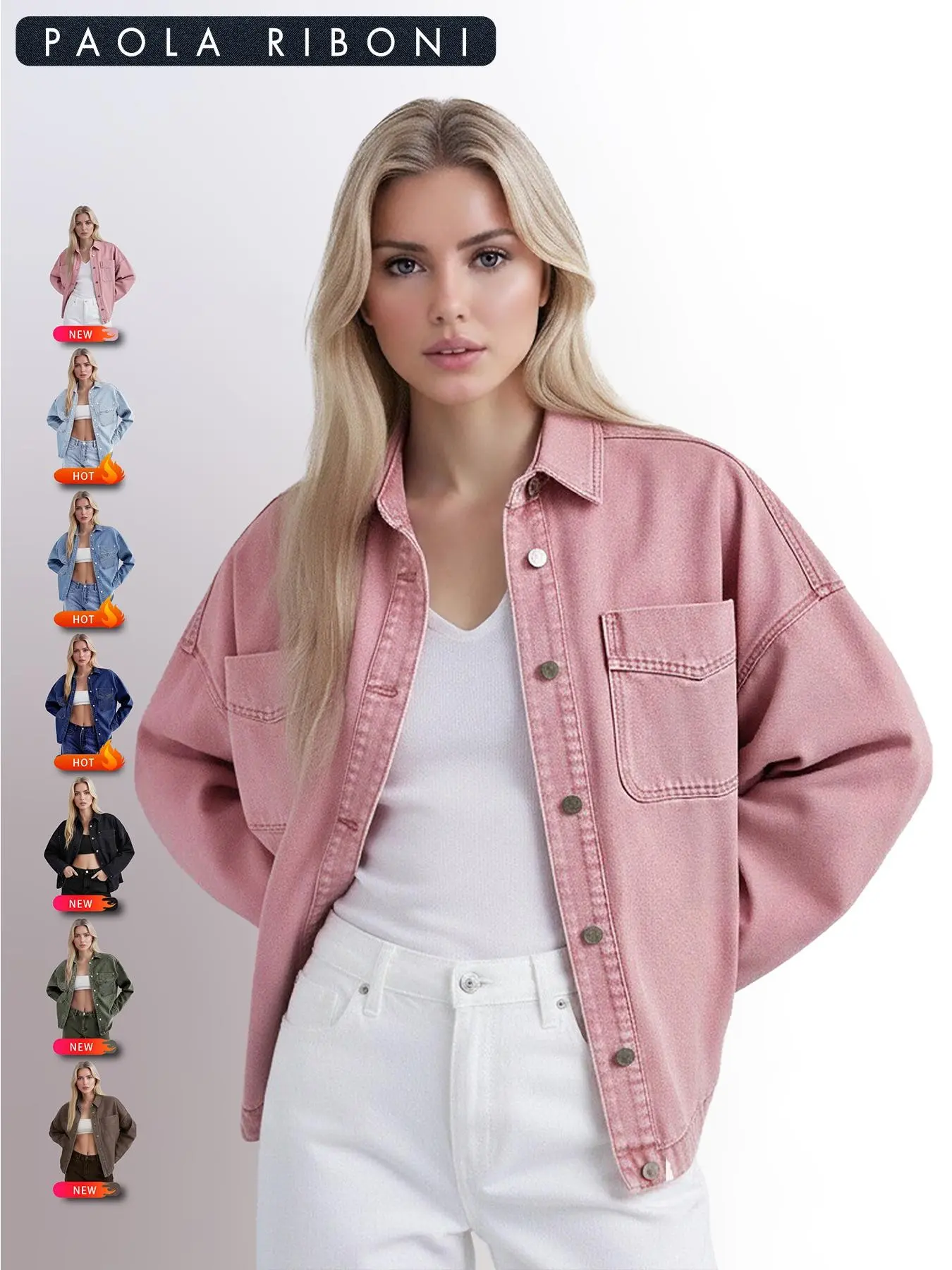 Women's Long-Sleeve Denim Jacket