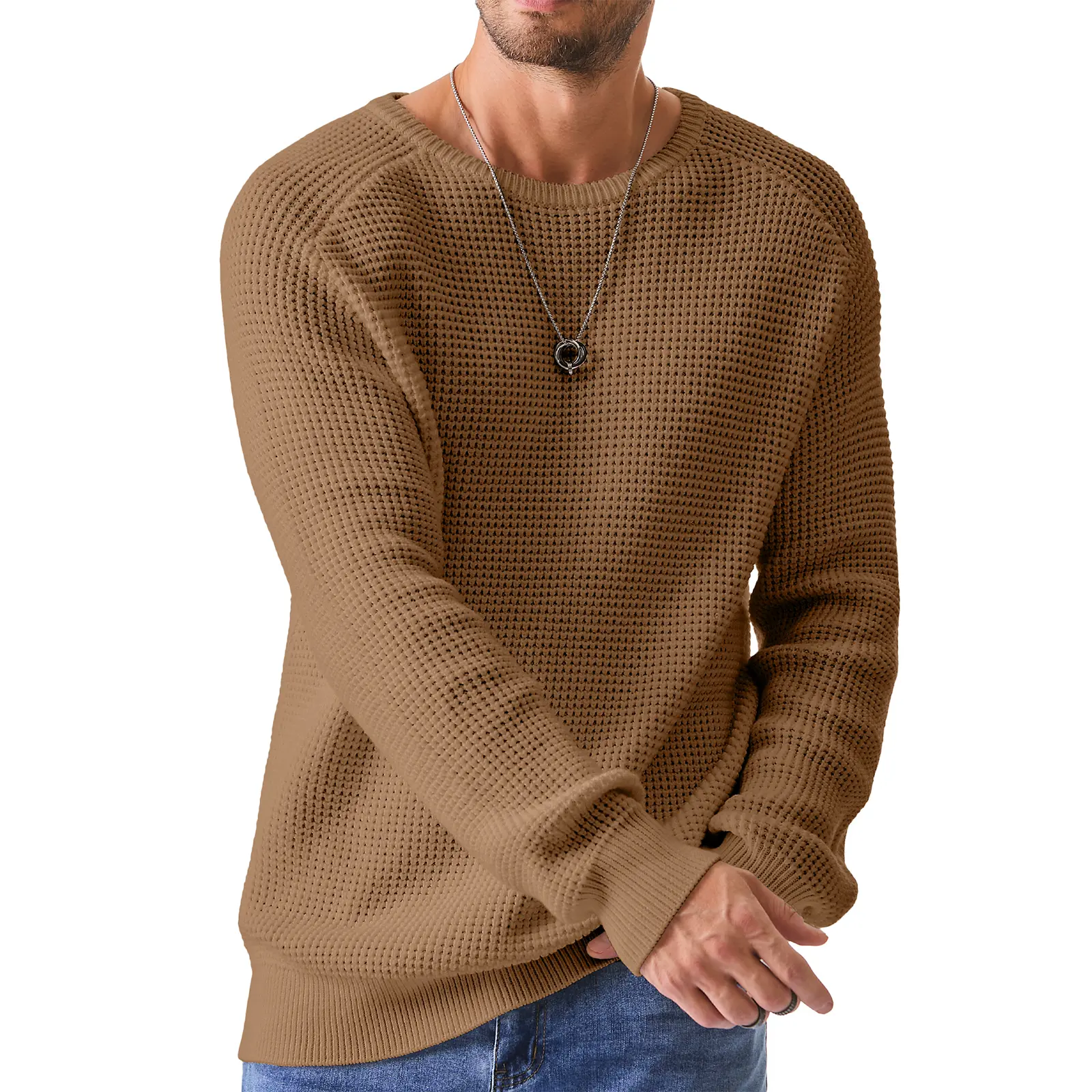 Men's crew-neck sweater