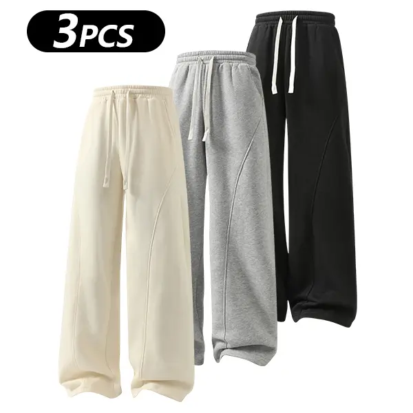 Men's Fleece-Lined Warm Athletic Pants
