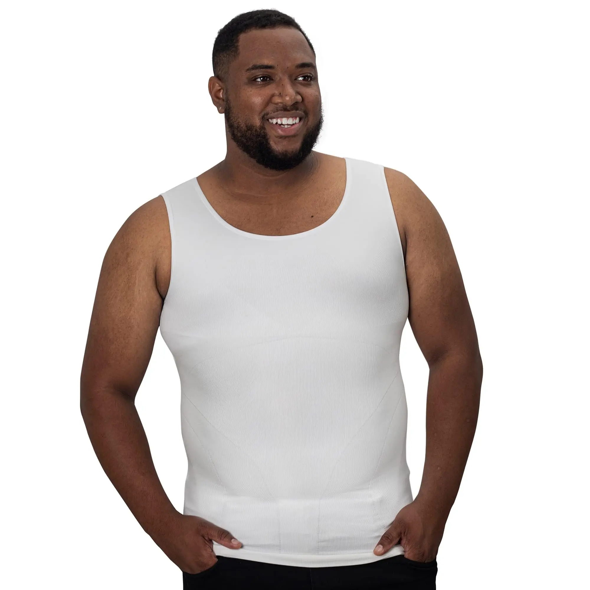 Men's shaping compression tank top