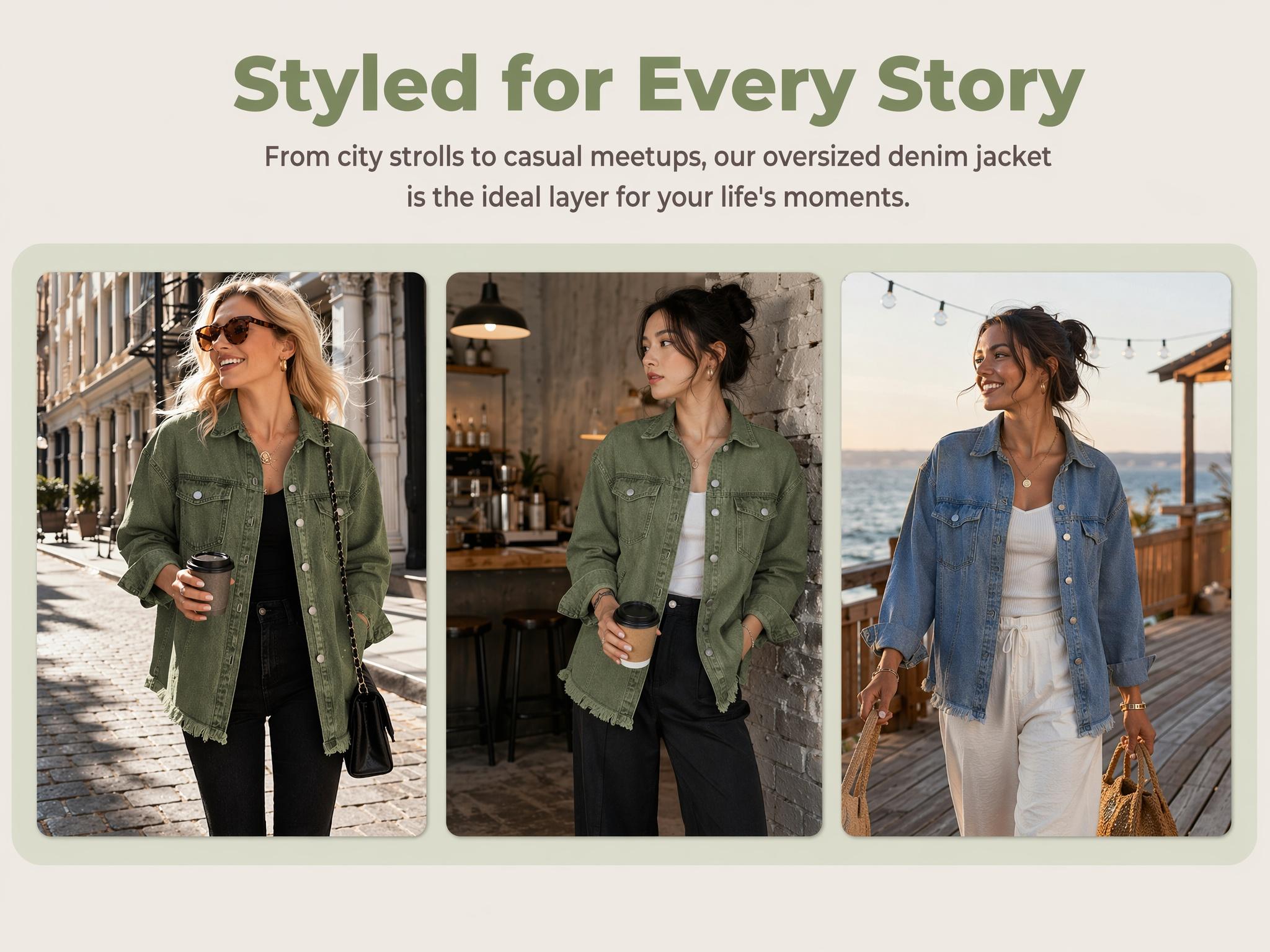 Women’s Jean Jackets for Women Ripped Fringe Denim Jean Jacket Casual Long Sleeve Pockets Jackets Coat Fabric Fashion Womenswear Soft – Back to School Outfit Idea summerwins,back to school shopping Women’s Jean Jackets for Women Ripped Fringe Denim Jean Jacket Casual Long Sleeve Pockets Jackets Coat Fabric Fashion Womenswear Soft – Back to School Outfit Idea summerwins,back to school shopping