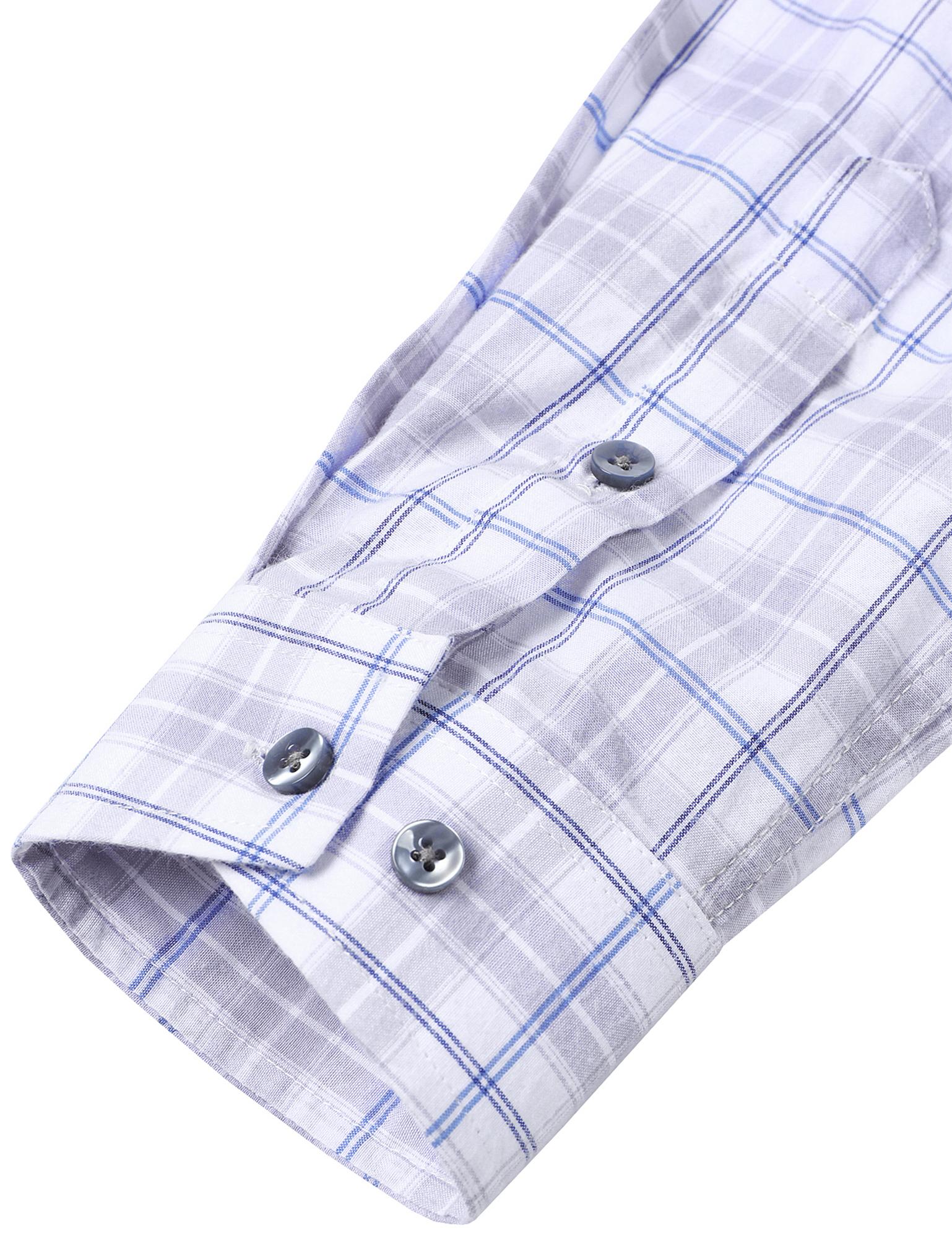 ZEROYAA Men's Plaid Long Sleeve Dress Shirt Formal Gingham Slim Fit Button Down Shirts with Lightweight Casual Classic Birthday Fashion,back to school,back to school shopping,clothes for back to school,first day of school outfits ZEROYAA Men's Plaid Long Sleeve Dress Shirt Formal Gingham Slim Fit Button Down Shirts with Lightweight Casual Classic Birthday Fashion,back to school,back to school shopping,clothes for back to school,first day of school outfits