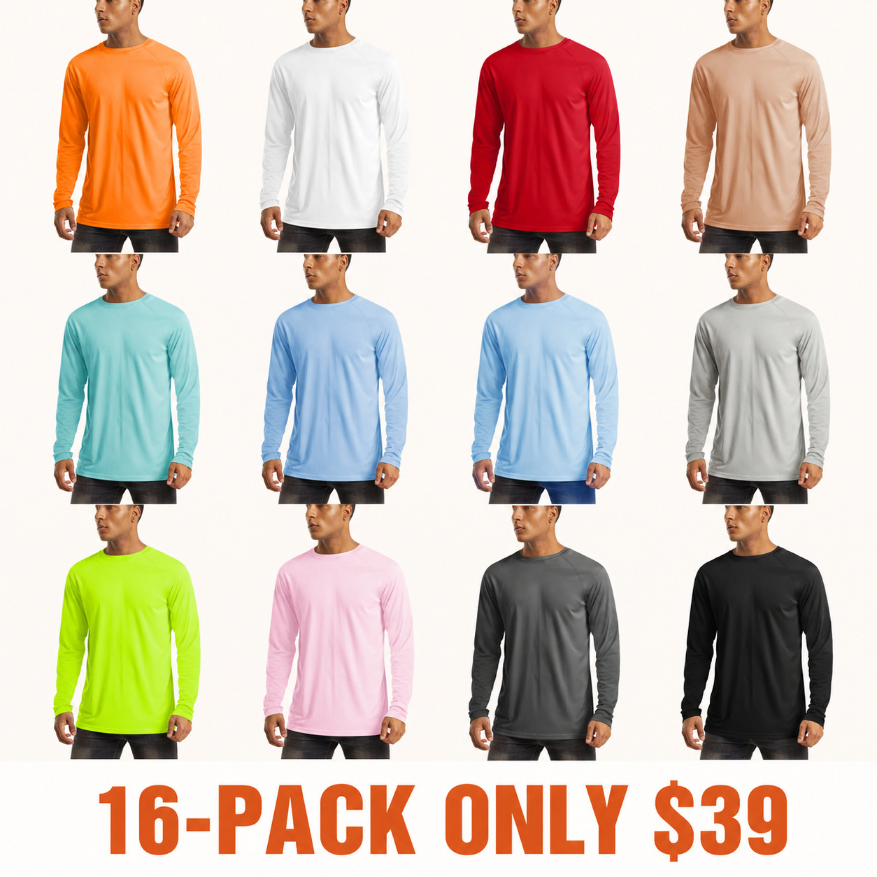 Men's Long-Sleeve Athletic Top