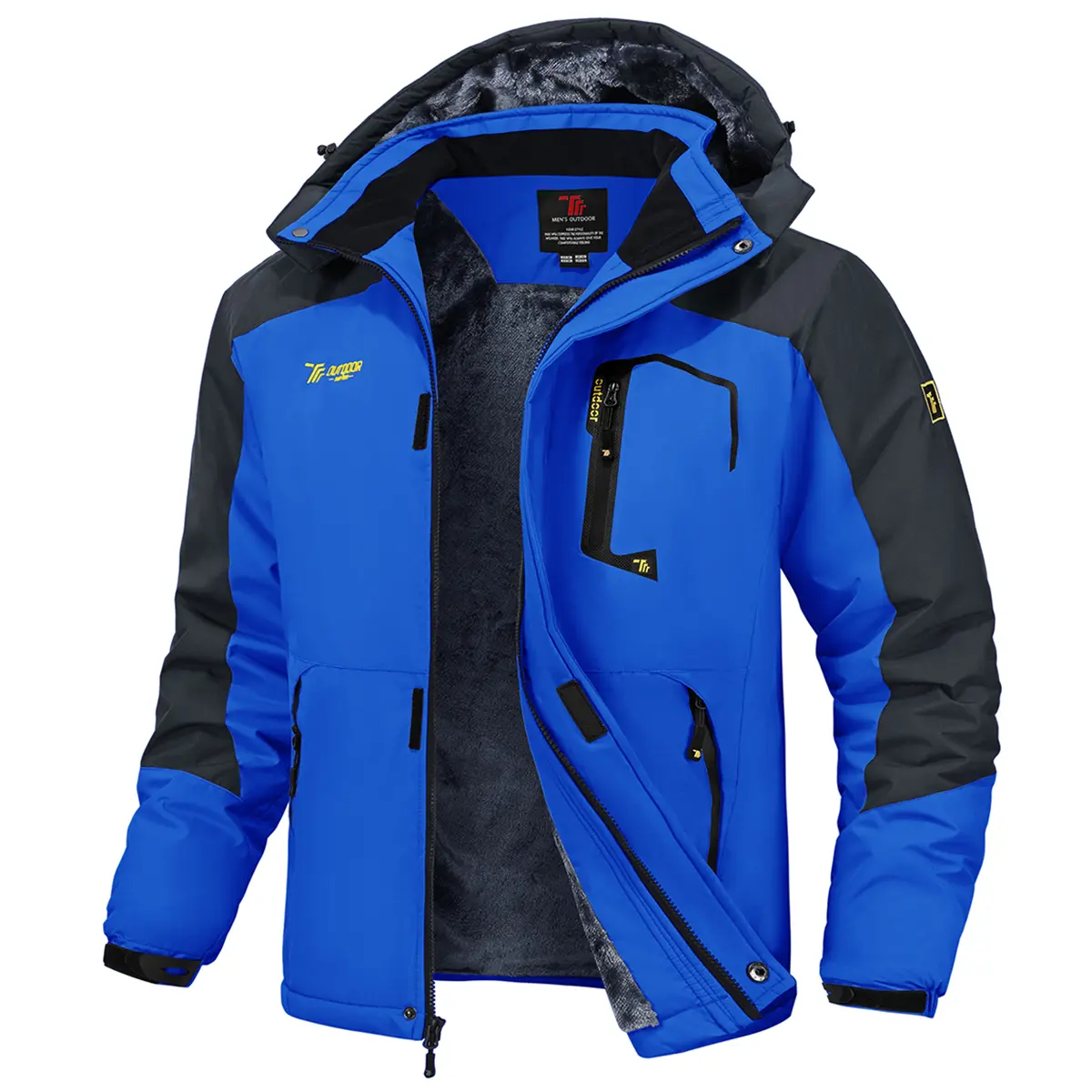 Men's Waterproof Insulated Ski Snow Jacket Big & Tall Sizes