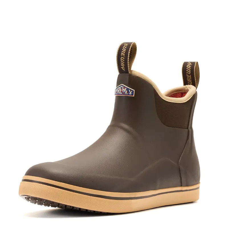 SUREWAY Men's Waterproof Non-Slip Fishing Deck Boots