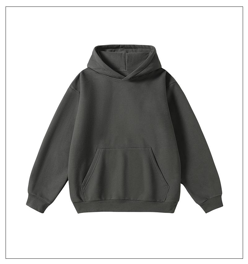 Men's Hoodie Cotton Blend Long Sleeve Pullover Regular Fit Soft Breathable Durable Everyday Comfort Machine Washable Casual Outdoor Urban Street Wear Black Beige