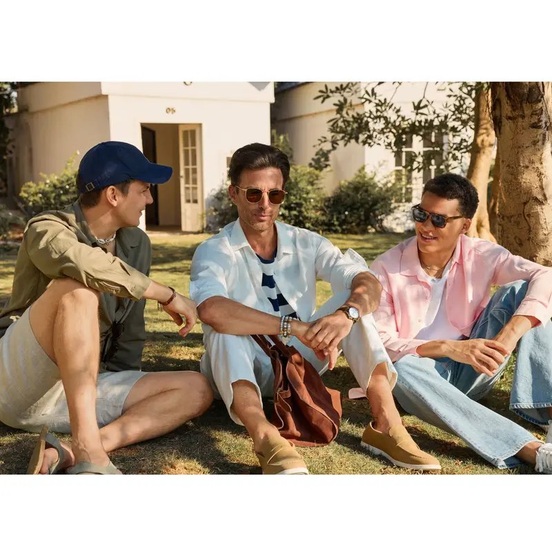 Men's Cotton-Linen Long-Sleeve Shirt