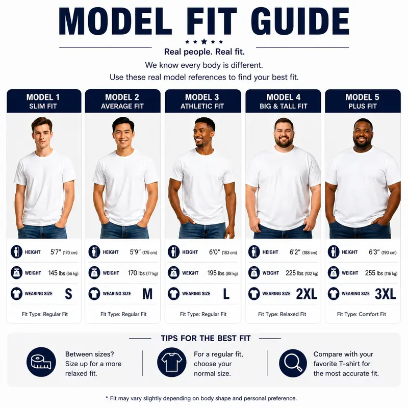 Men's 100% Cotton Crew Neck Short-Sleeve T-Shirt