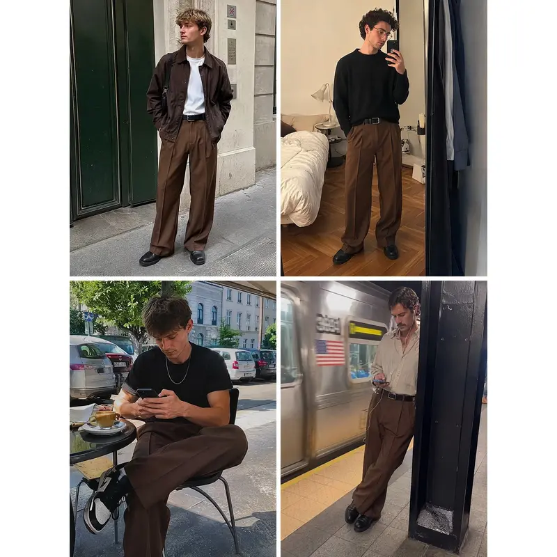 Men's Loose-Fit Casual Trousers