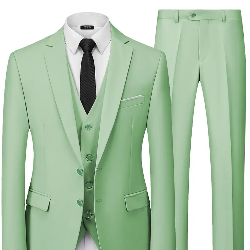 YND Men’s 3-Piece Slim Fit Formal Suit Set