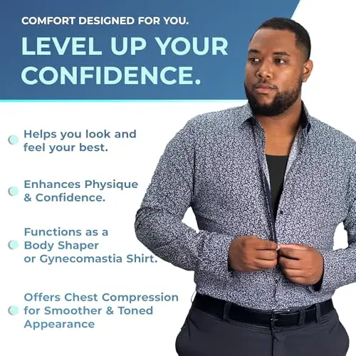 Men's shaping compression tank top