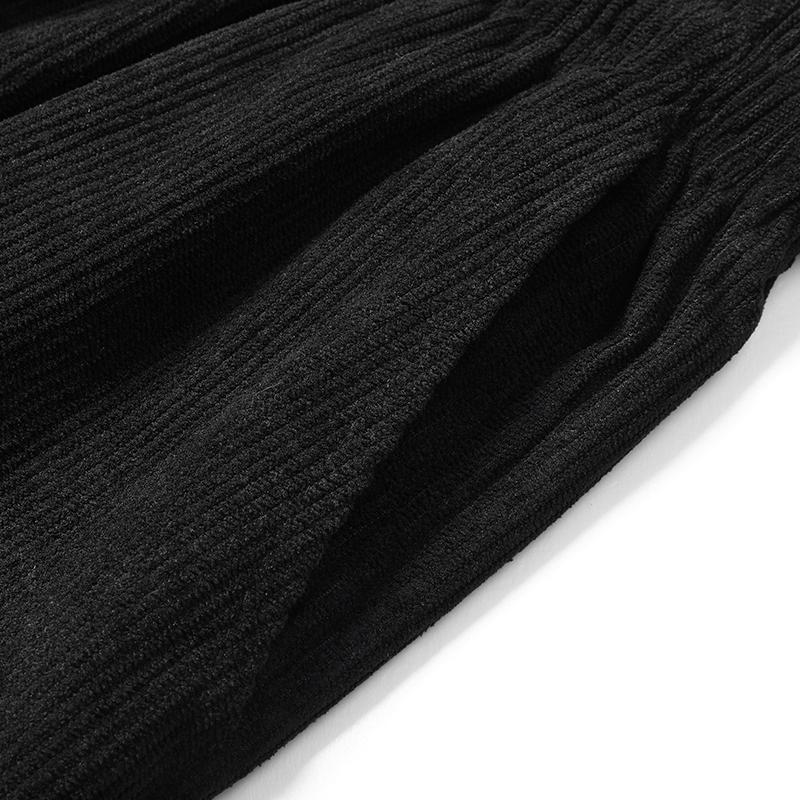 Women’s casual corduroy high-waisted pants, loose straight fit with an elastic drawstring design, suitable for outdoor wear., Clothes, Basic, High-Rise Relaxed Straight Pants, Polyester backtoschool, High Waist Women’s casual corduroy high-waisted pants, loose straight fit with an elastic drawstring design, suitable for outdoor wear., Clothes, Basic, High-Rise Relaxed Straight Pants, Polyester backtoschool, High Waist