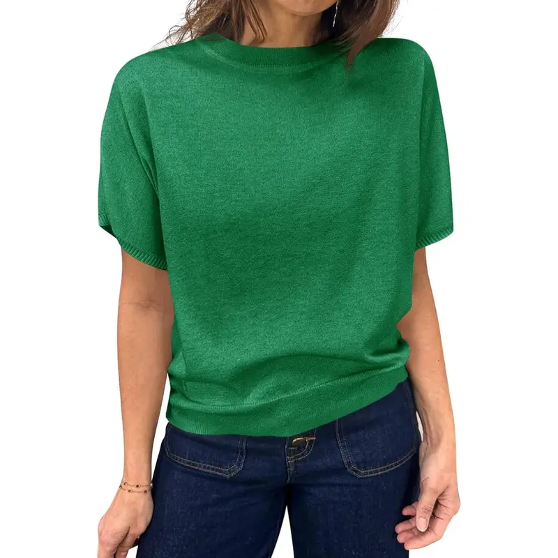 Women's short-sleeved sweater