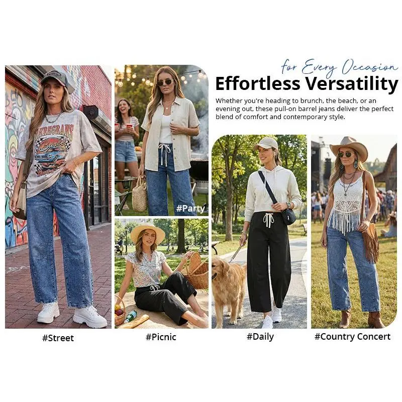 Women's straight-leg jeans